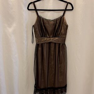Talbots Bronze Sleeveless Dress